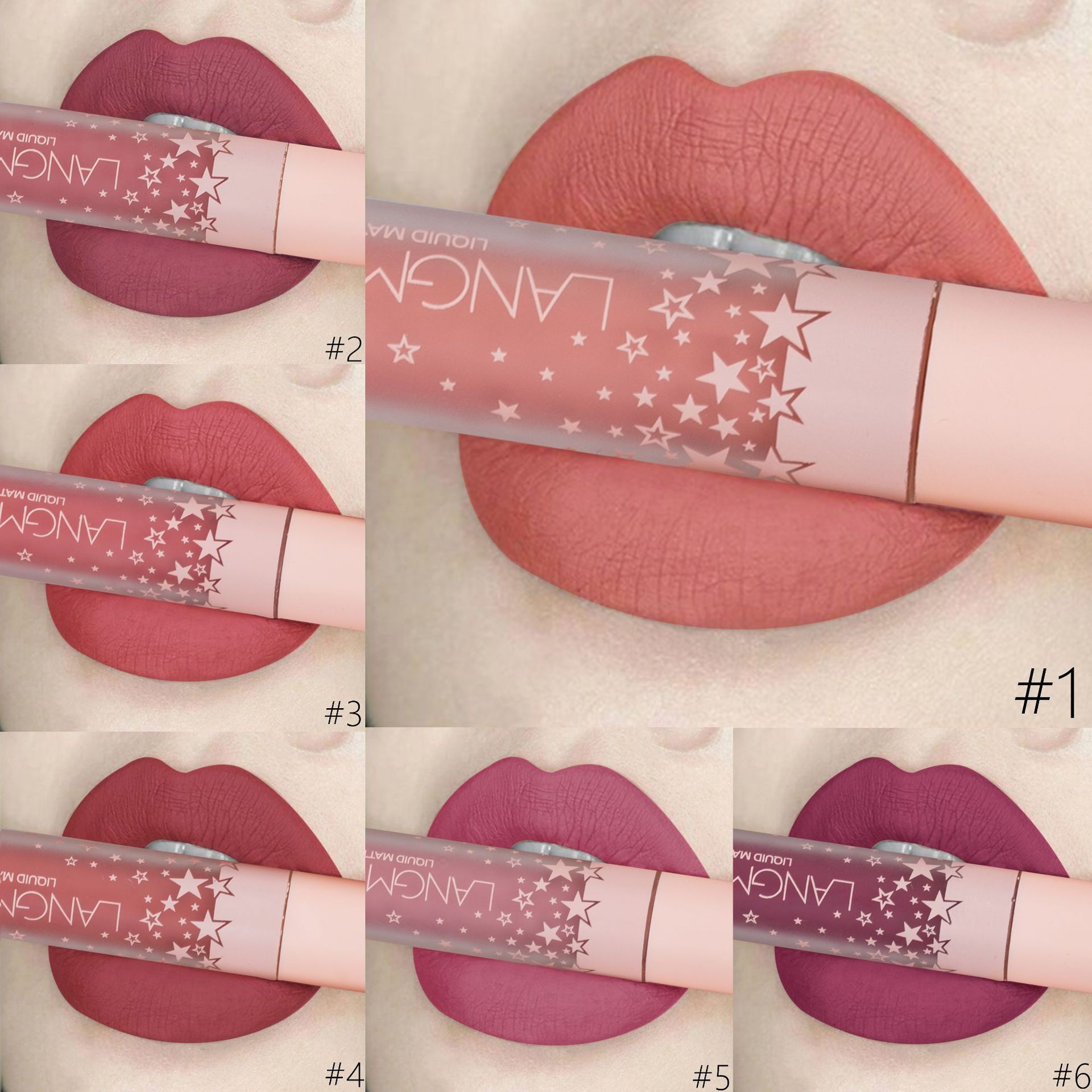 Matte Lip Gloss Set Does Not Stick To The Cup And Does Not Fade Matte Lip Gloss Set Does Not Stick To The Cup And Does Not Fade